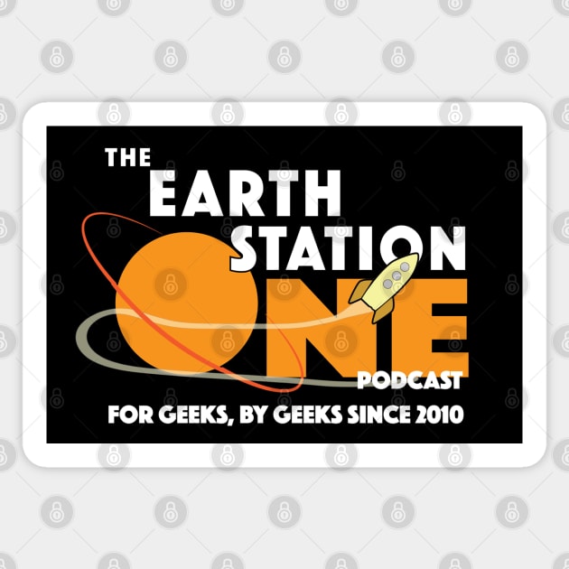 Vintage Earth Station One Podcast Sticker by The ESO Network